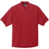 Custom New Era Cage Short Sleeve 1/4-Zip Jacket. Scarlet Red