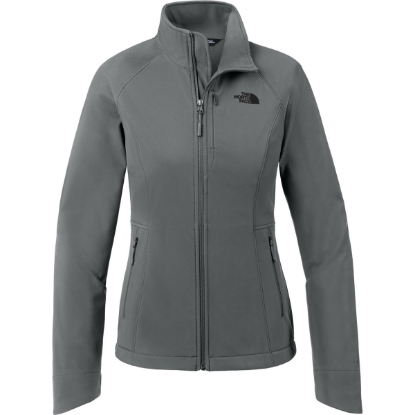 Custom The North Face Womens Apex Barrier Soft Shell Jacket. Asphalt Grey