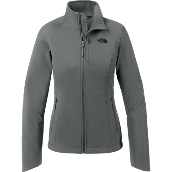 Custom The North Face Womens Apex Barrier Soft Shell Jacket. Asphalt Grey