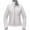 Custom The North Face Womens Apex Barrier Soft Shell Jacket. TNF Lt Grey He