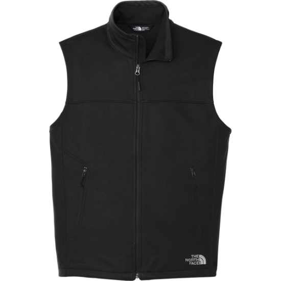 Custom The North Face Ridgewall Soft Shell Vest. TNF Black