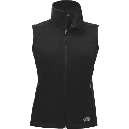 Custom The North Face Womens Ridgewall Soft Shell Vest. TNF Black
