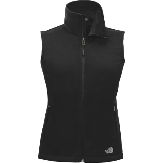 Custom The North Face Womens Ridgewall Soft Shell Vest. TNF Black