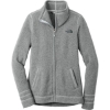 Custom The North Face Womens Sweater Fleece Jacket. TNF Med Gry He