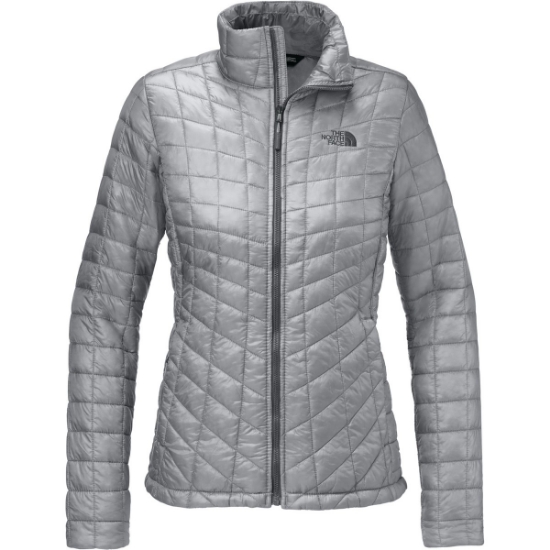 Custom The North Face Womens ThermoBall Trekker Jacket. Mid Grey