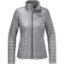 Custom The North Face Womens ThermoBall Trekker Jacket. Mid Grey