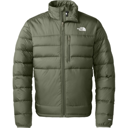 Custom The North Face Down Hybrid Jacket New Taupe Green