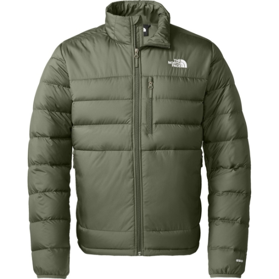 Custom The North Face Down Hybrid Jacket New Taupe Green