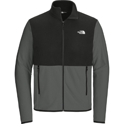 Custom The North Face Glacier Full-Zip Fleece Jacket AsGy/TNFBk