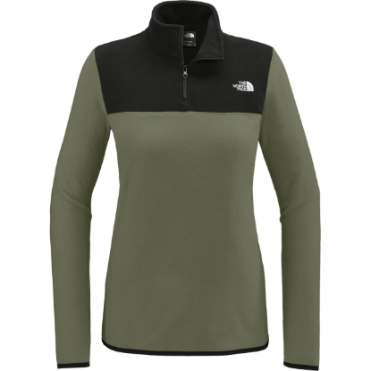 Custom The North Face Womens Glacier 1/4-Zip Fleece NwTpG/TNFB