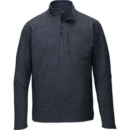 Custom The North Face Skyline 1/2-Zip Fleece Urban Navy Heather Blue