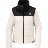 Custom The North Face Womens Chest Logo Everyday Insulated Jacket Vintage White