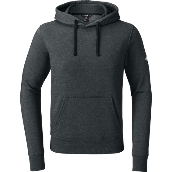 Custom The North Face Sleeve Logo Pullover Hoodie TNFBlkHthr