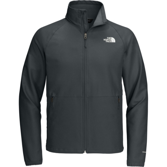 Custom The North Face Barr Lake Soft Shell Jacket Asphalt Gray Dark Heather