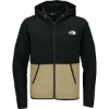 Custom The North Face Double-Knit Full-Zip Hoodie KhStn/TNFB