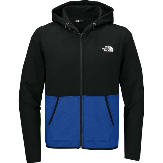 Custom The North Face Double-Knit Full-Zip Hoodie TNFB/TNFBk
