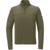 Custom The North Face Aim 1/4-Zip Fleece BurntOvGn