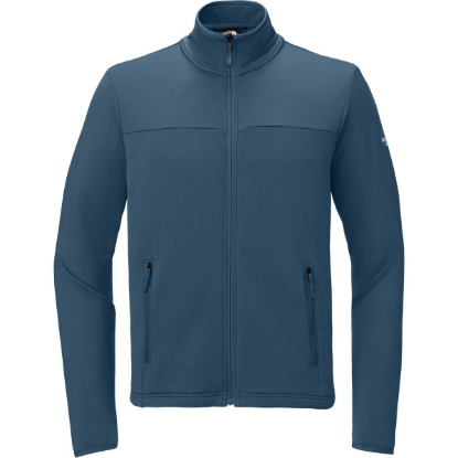 Custom The North Face Aim Full-Zip Fleece Jacket Shady Blue
