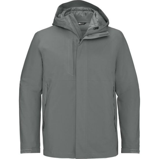 Custom The North Face Castle Valley Triclimate 3-in-1 Jacket Smoked Pear Gray