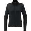 Custom The North Face Womens Aim Full-Zip Fleece Jacket TNF Black