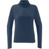 Custom The North Face Womens Aim 1/4-Zip Fleece Summit Navy Blue