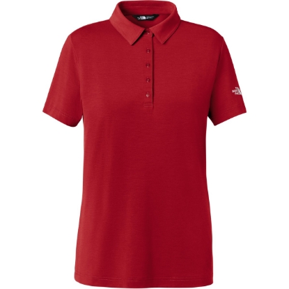 Custom The North Face Womens Canyon Crest Polo TNF Red