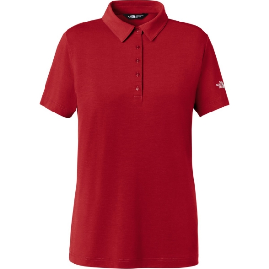 Custom The North Face Womens Canyon Crest Polo TNF Red