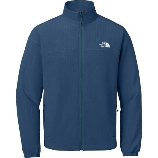 Custom The North Face Mountain Horizon Jacket Shady Blue