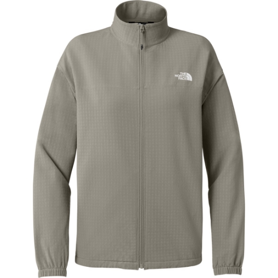 Custom The North Face Womens Mountain Horizon Jacket Stone Slab Gray