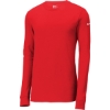 Custom Nike Dri-FIT Cotton/Poly Long Sleeve Tee. University Red