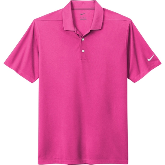 Custom Nike Dri-FIT Micro Pique 2.0 Polo Vivid Pink