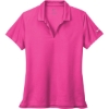 Custom Nike Womens Dri-FIT Micro Pique 2.0 Polo Vivid Pink