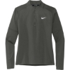 Custom Nike Womens Dri-FIT Element 1/2-Zip Top Anthracite Gray