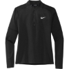 Custom Nike Womens Dri-FIT Element 1/2-Zip Top Black