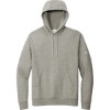 Custom Nike Club Fleece Sleeve Swoosh Pullover Hoodie Dark Gray Heather