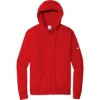 Custom Nike Club Fleece Sleeve Swoosh Full-Zip Hoodie University Red