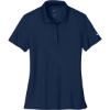 Custom Nike Womens Victory Solid Polo College Navy Blue