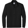 Custom Nike Club Fleece Sleeve Swoosh 1/2-Zip Black