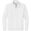 Custom Nike Club Fleece Sleeve Swoosh 1/2-Zip White