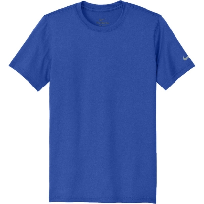 Custom Nike Swoosh Sleeve rLegend Tee Game Royal Blue