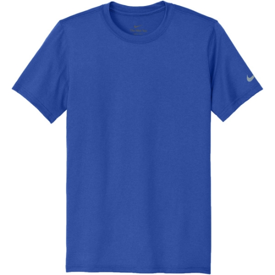 Custom Nike Swoosh Sleeve rLegend Tee Game Royal Blue