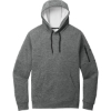 Custom Nike Therma-FIT Pocket Pullover Fleece Hoodie Charcoal Heather Gray