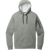 Custom Nike Therma-FIT Pocket Pullover Fleece Hoodie Dark Gray Heather