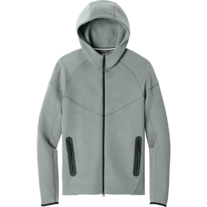 Custom Nike Tech Fleece Full-Zip Hoodie Dark Gray Heather