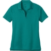 Custom Nike Womens Dri-FIT Smooth Heather Polo Bright Spruce Heather Green