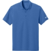 Custom Nike Dri-FIT Smooth Heather Polo Game Royal Heather Blue