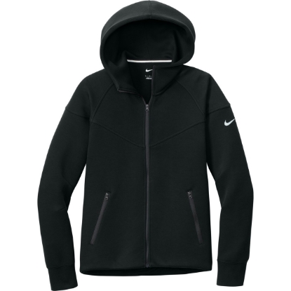 Custom Nike Womens Tech Fleece Full-Zip Hoodie Black