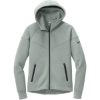 Custom Nike Womens Tech Fleece Full-Zip Hoodie Dark Gray Heather