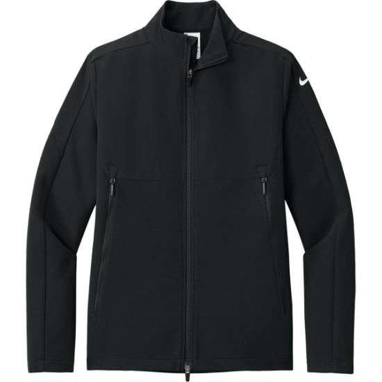 Custom Nike Full-Zip Soft Shell Jacket Black