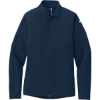 Custom Nike Full-Zip Soft Shell Jacket Navy Blue
